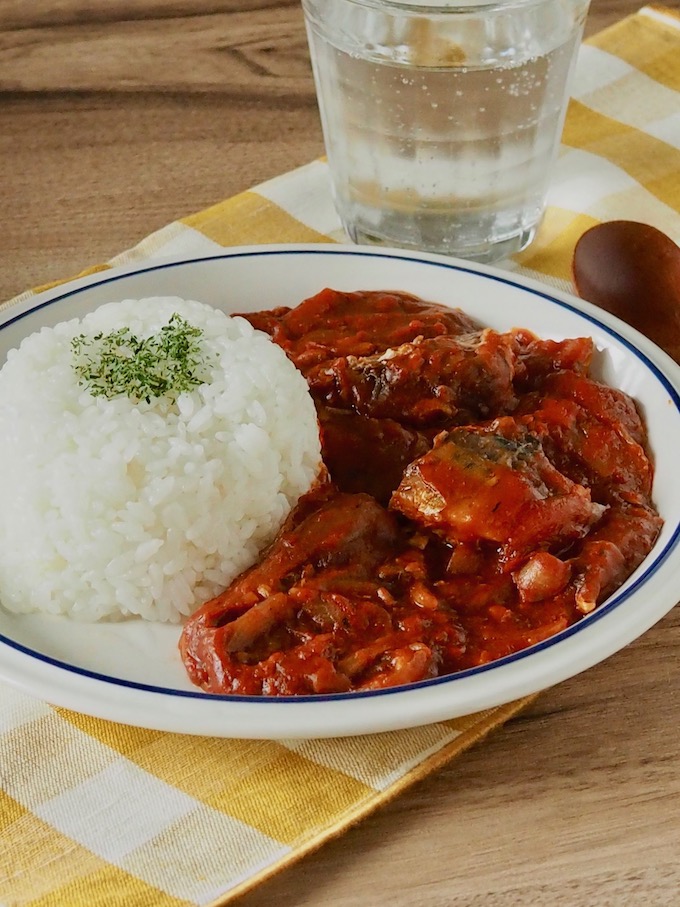 さばトマトカレー