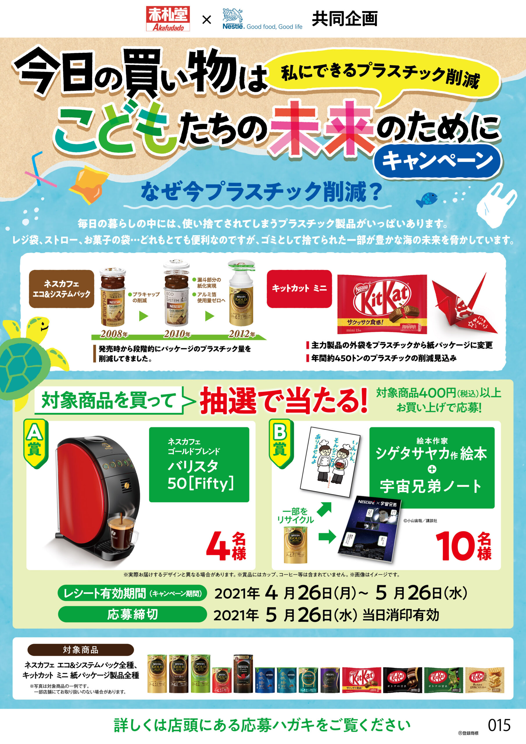 「今日の買い物は 子供たちのために」