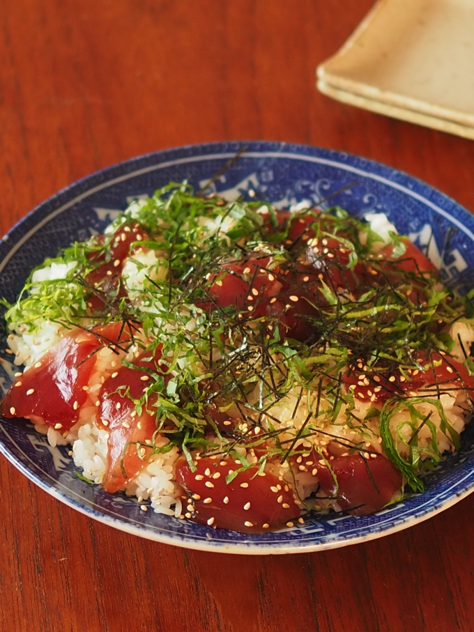 青じそ香るかつおの混ぜ寿司