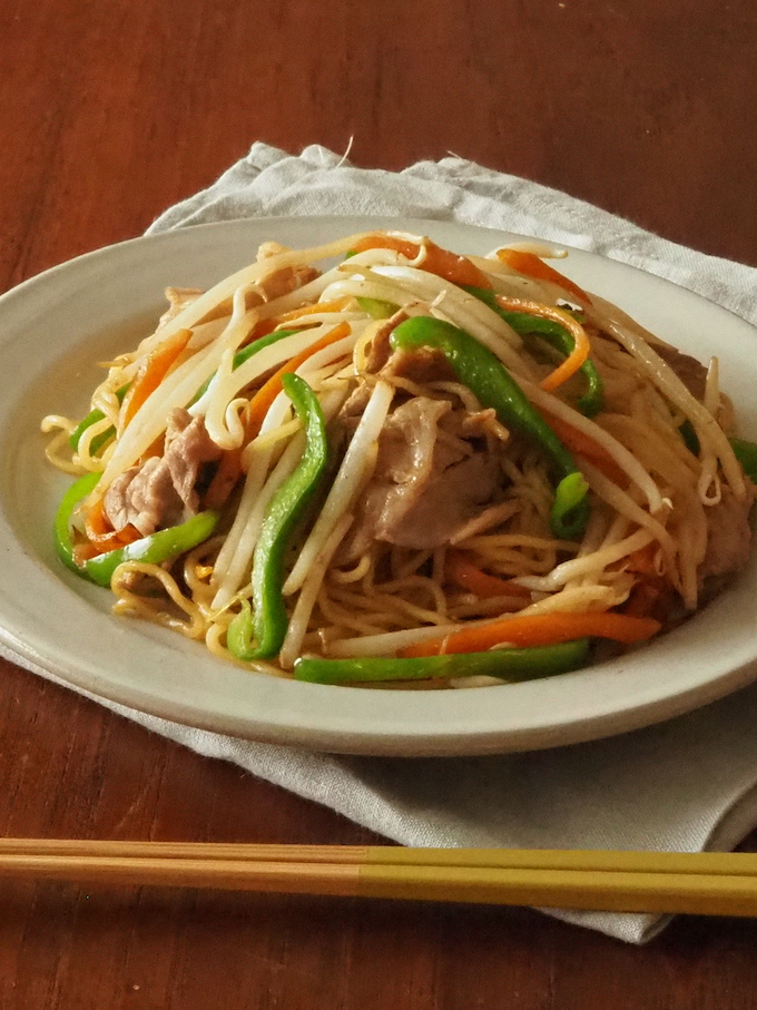 もやしたっぷり上海焼きそば