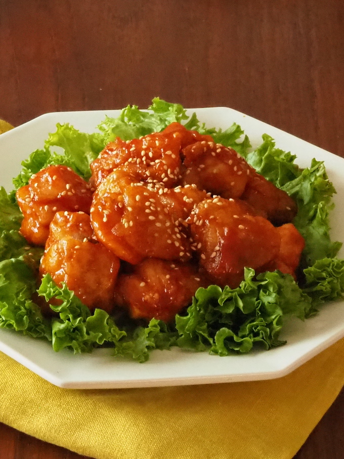 韓国風・甘辛ヤンニョムチキン