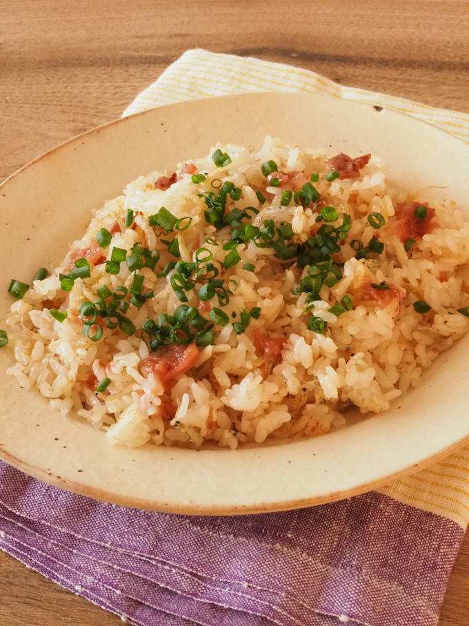 さっぱり！しらす梅チャーハン