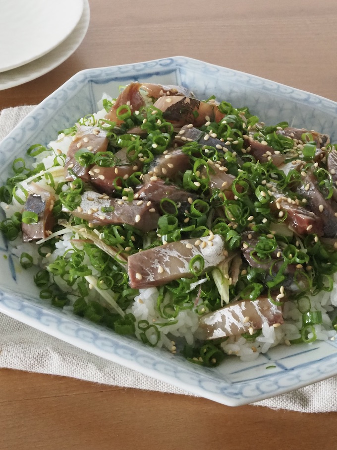 あじと薬味のさっぱり混ぜご飯