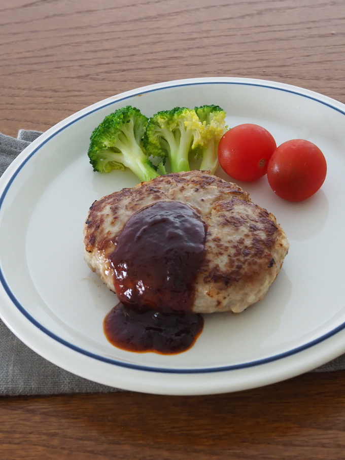 切り干し大根でかさ増しハンバーグ