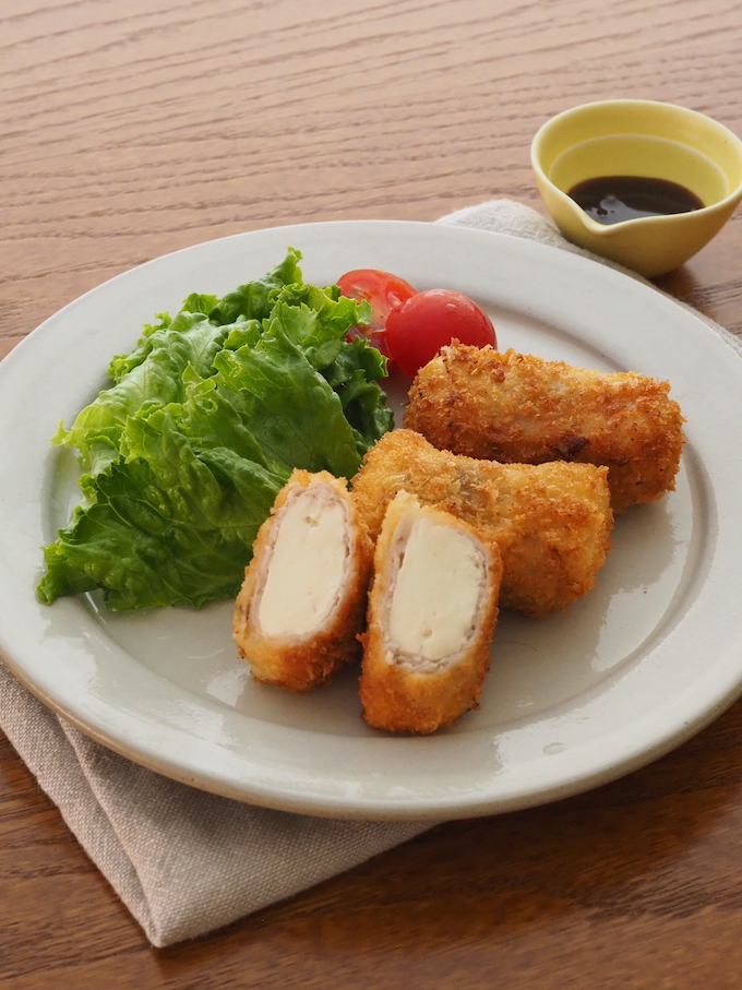 サク！ふわっ！豆腐の肉巻きフライ