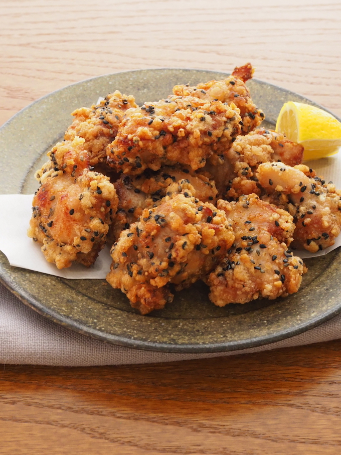 ごま＆にんにく醤油唐揚げ