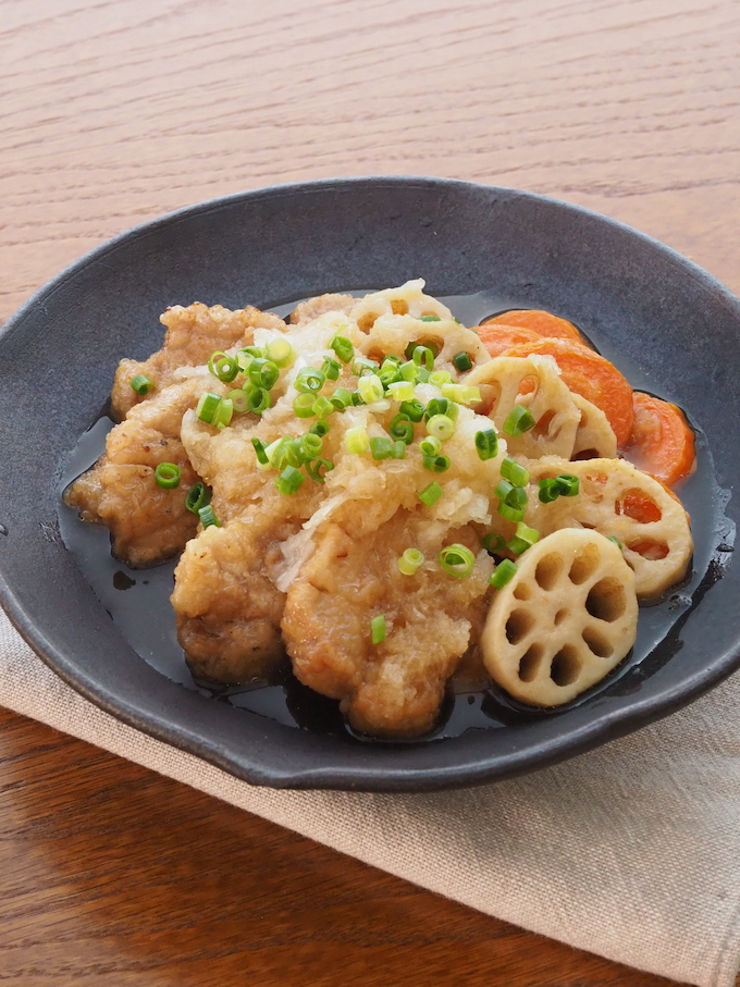 豚ももと根菜のみぞれ煮