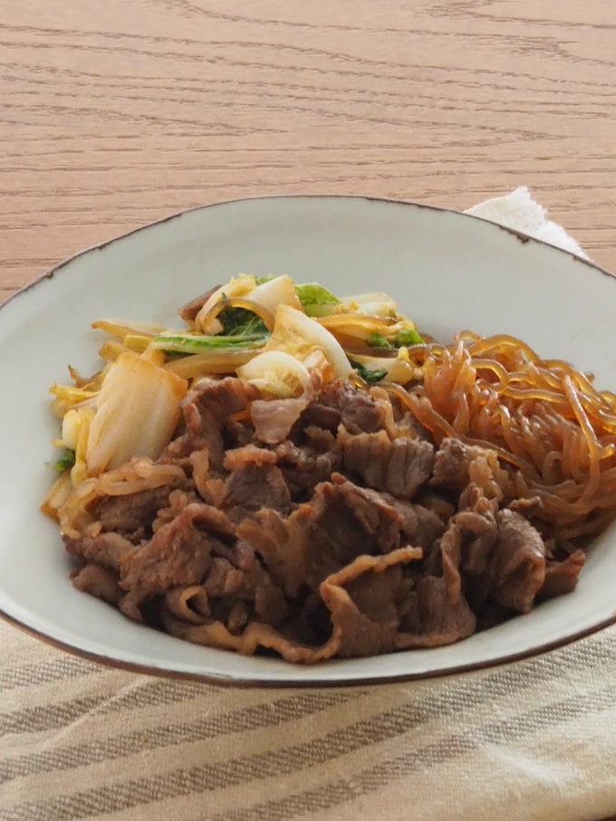 牛肉と白菜のすき煮