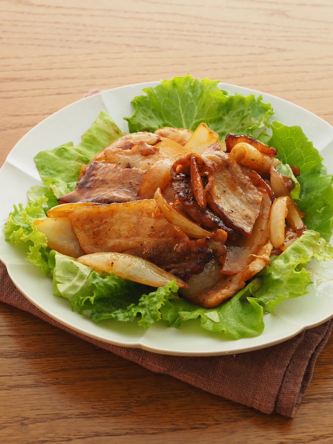 豚バラと玉ねぎの焼肉