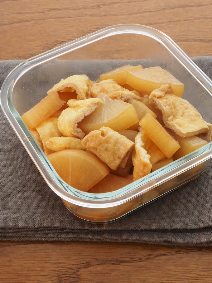 【作りおき】大根と油揚げの煮物