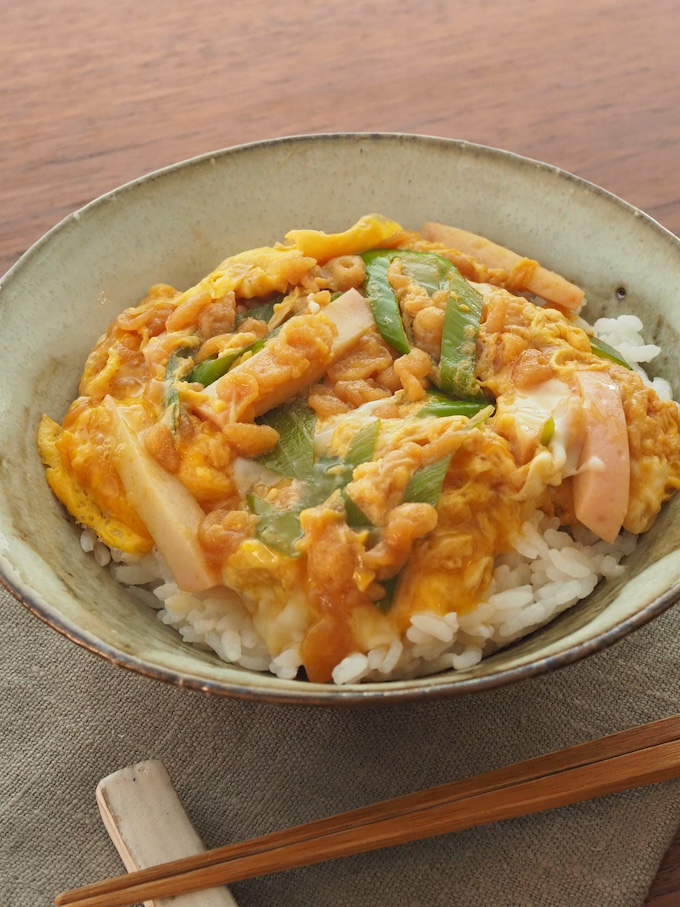 めんつゆでラクラク！たぬき丼