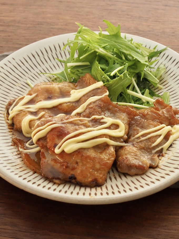 豚ロースの照りマヨ焼き