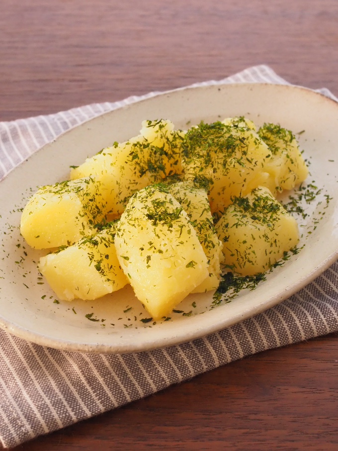 レンジで作るじゃがいものり塩バター