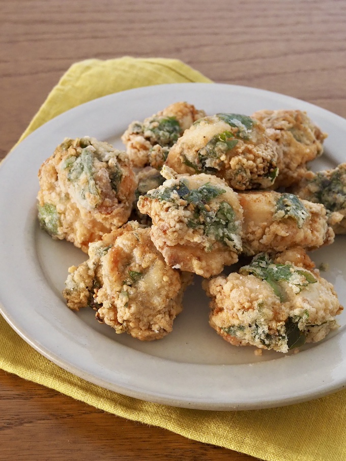 大葉で爽やかに！鶏の香味揚げ