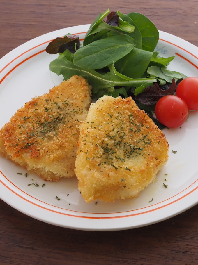 かじきのチーズパン粉焼き