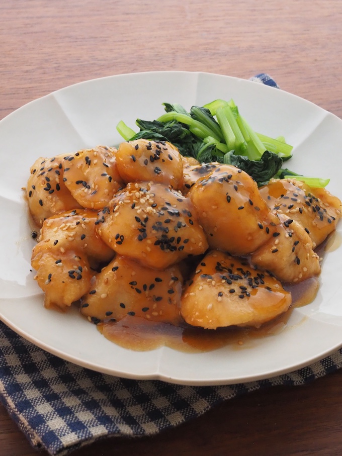 ごま酢香る鶏むねの香ばし焼き