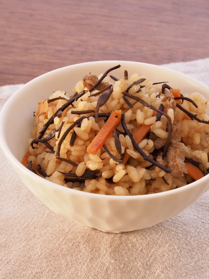 お手軽ひじきの炊き込みご飯