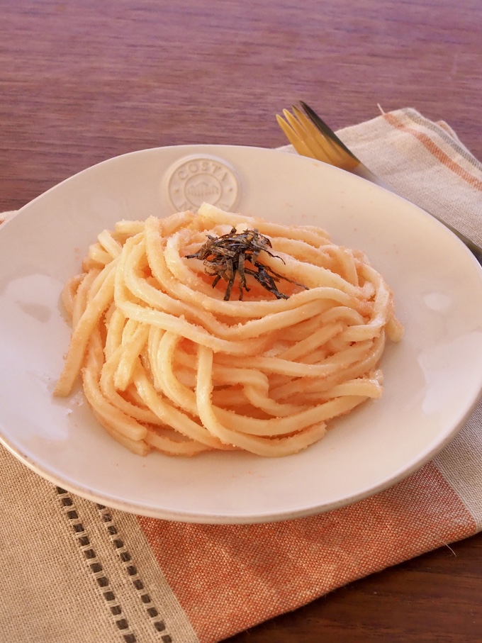やみつき☆たらこバターうどん