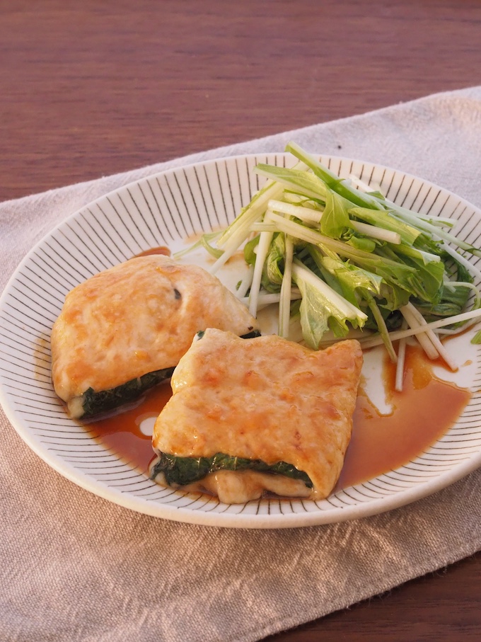 ささみと大葉のとろけるチーズ焼き