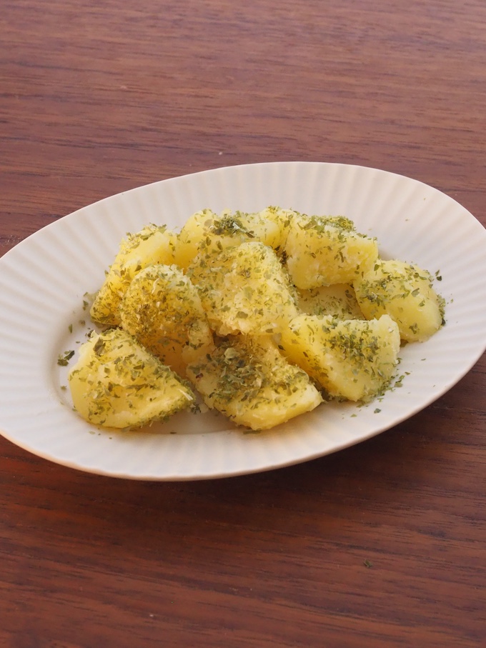 電子レンジで簡単！のり塩ポテト