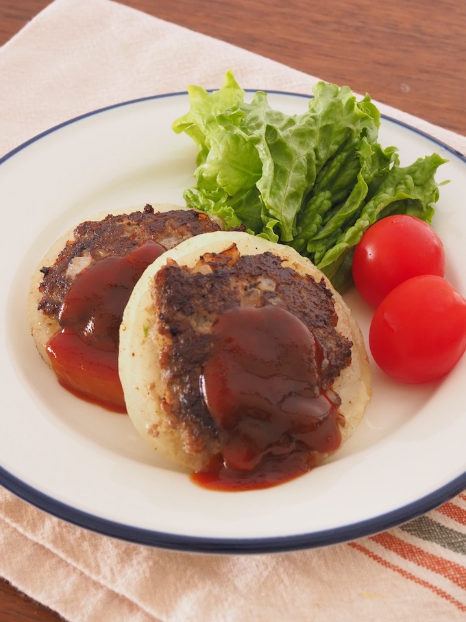 新玉ねぎの肉詰め