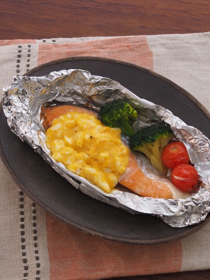 鮭のタルタルホイル焼き