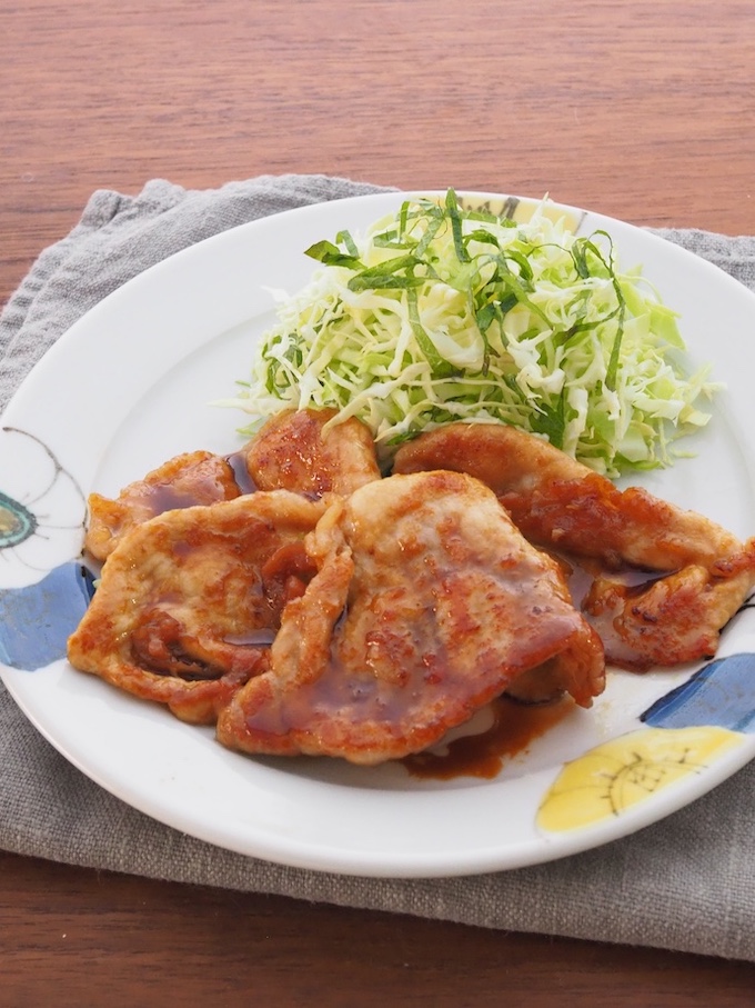 豚の梅しょうが焼き