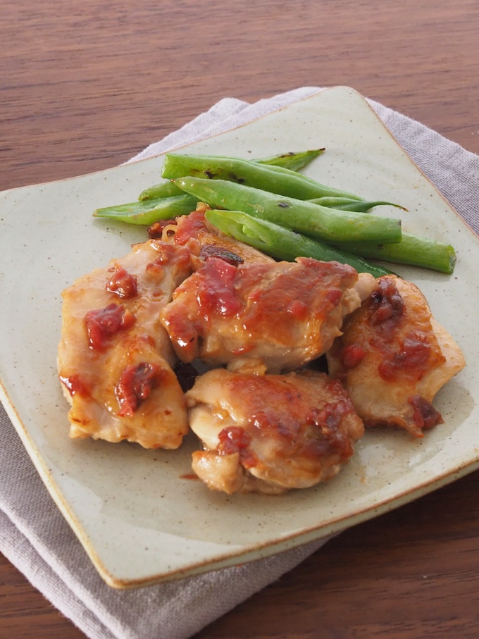 鶏肉のさっぱり梅照り焼き