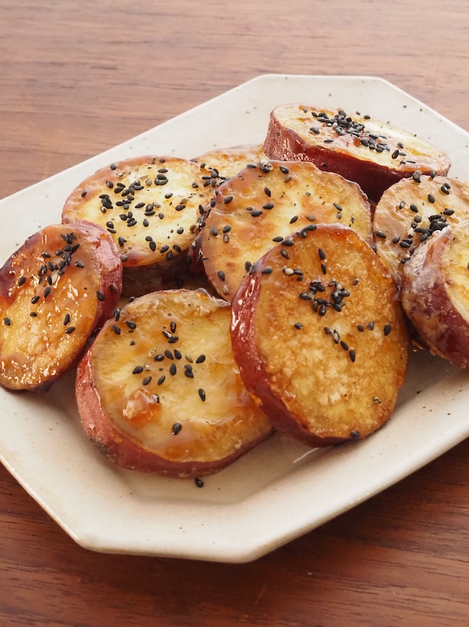 さつまいもの甘酢炒め