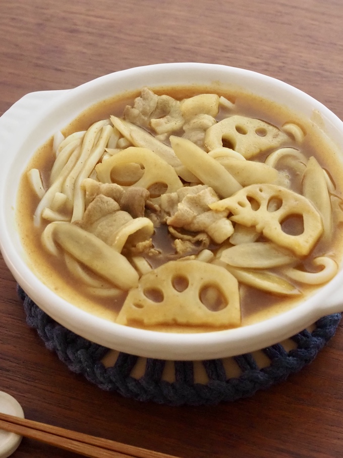 根菜たっぷり煮込みカレーうどん