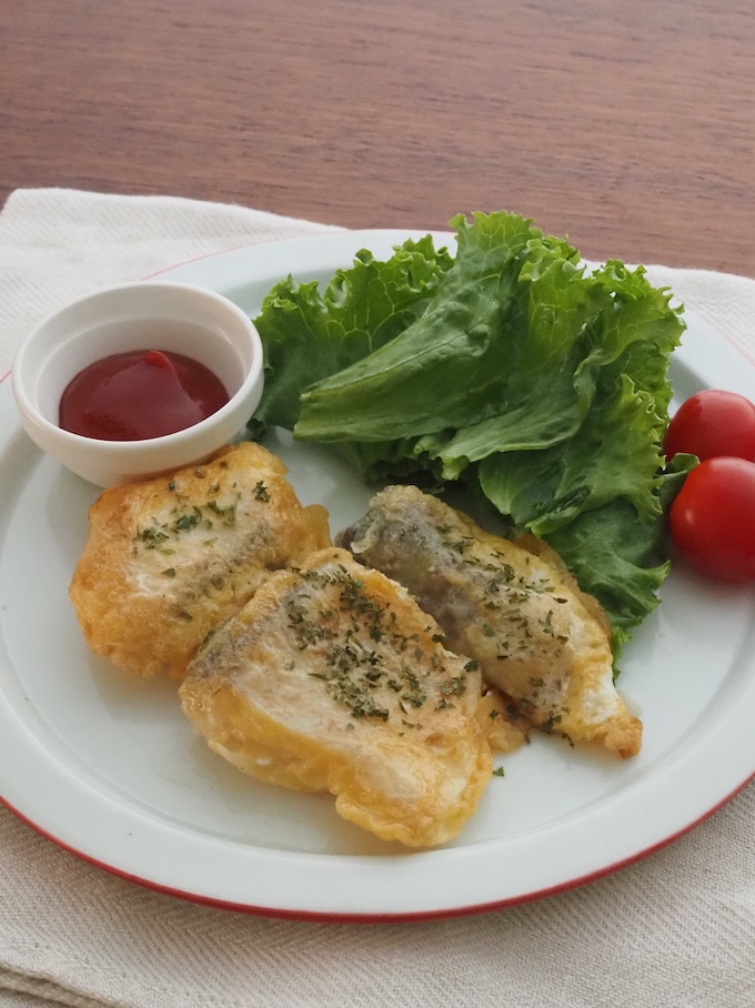 ふんわりたらのピカタ