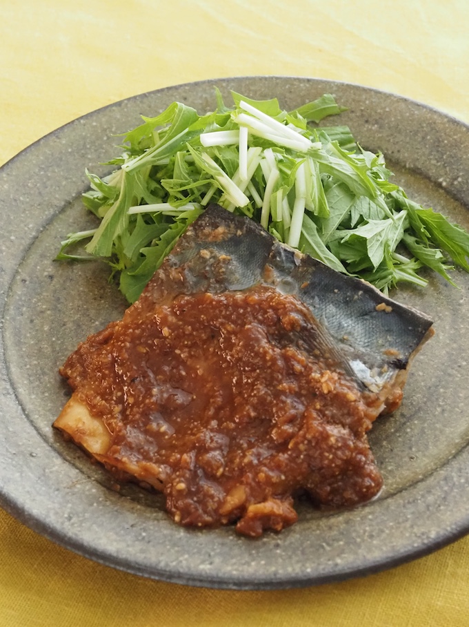 さばのごまみそ照り焼き