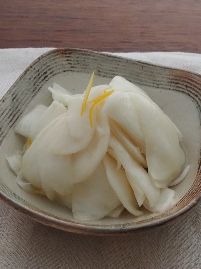 かぶとゆずのさっぱり即席漬け