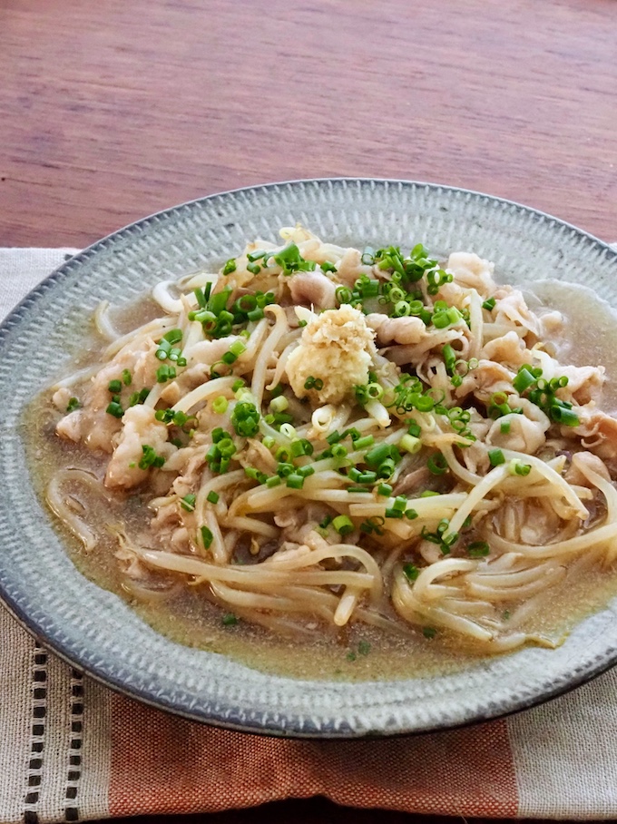 豚バラともやしのとろみ煮