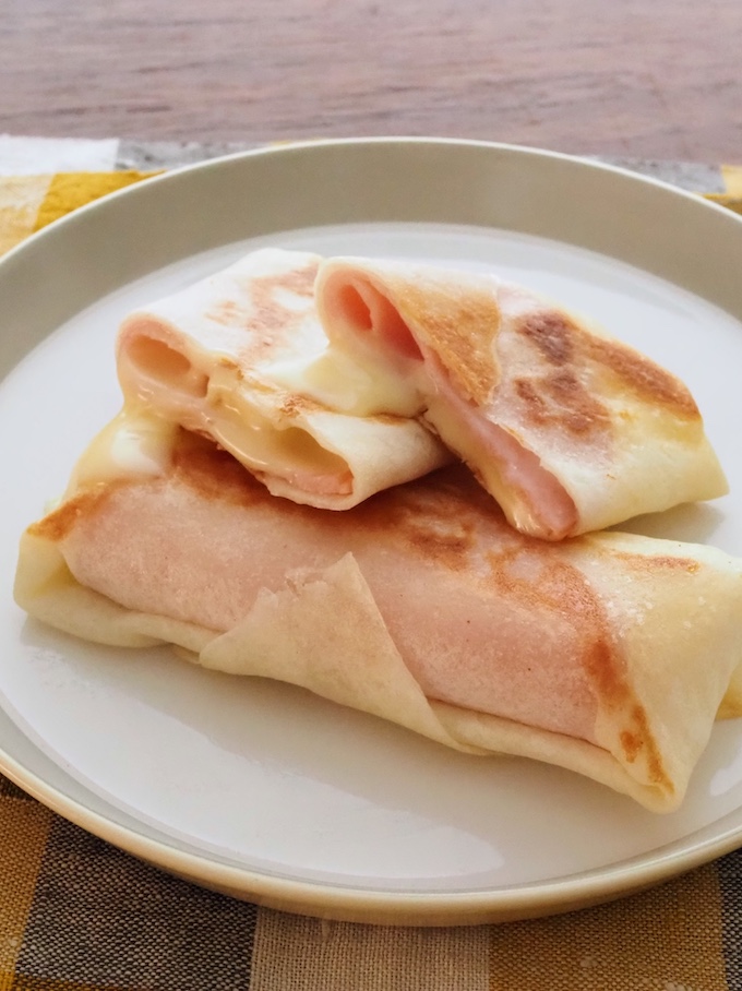 春巻きの皮でブリトー