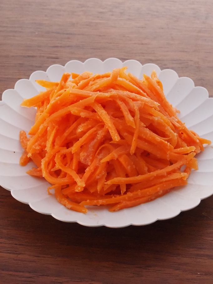 にんじんの明太バター