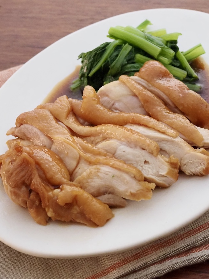 鶏肉のほったらかし黒酢煮