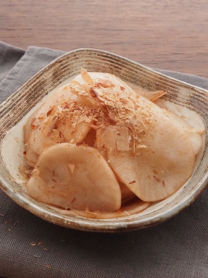 さっぱり大根の梅おかか和え