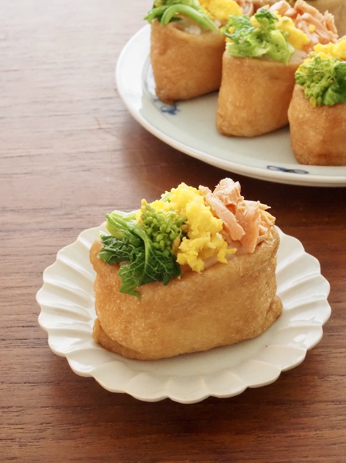 彩り鮮やか！3色いなり寿司