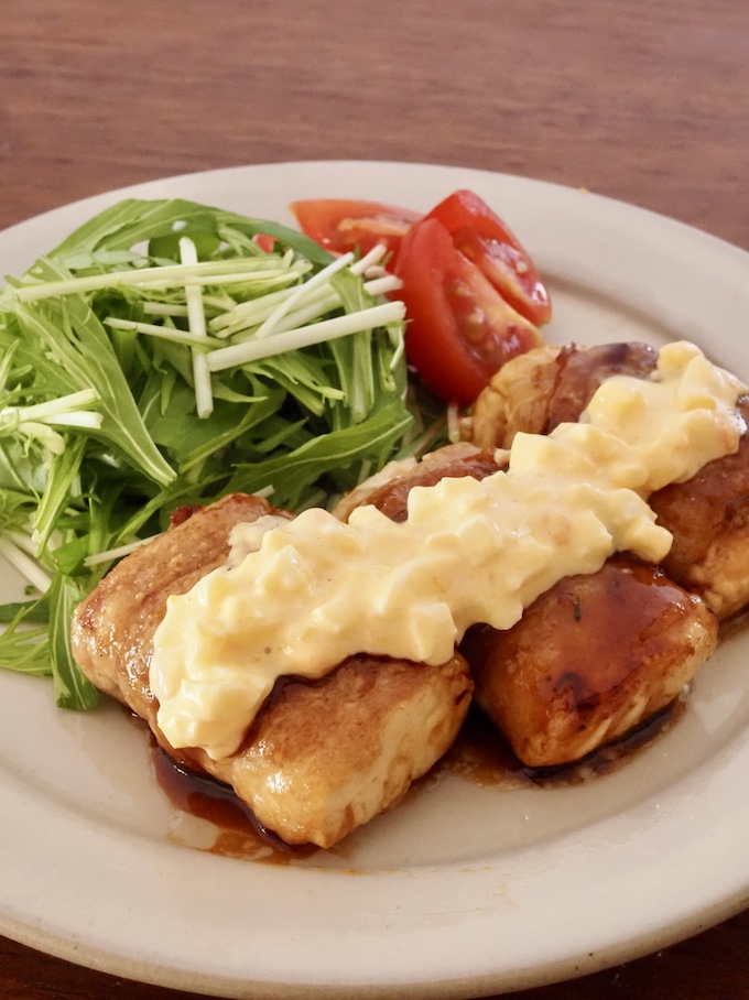 豆腐の肉巻きタルタルソース