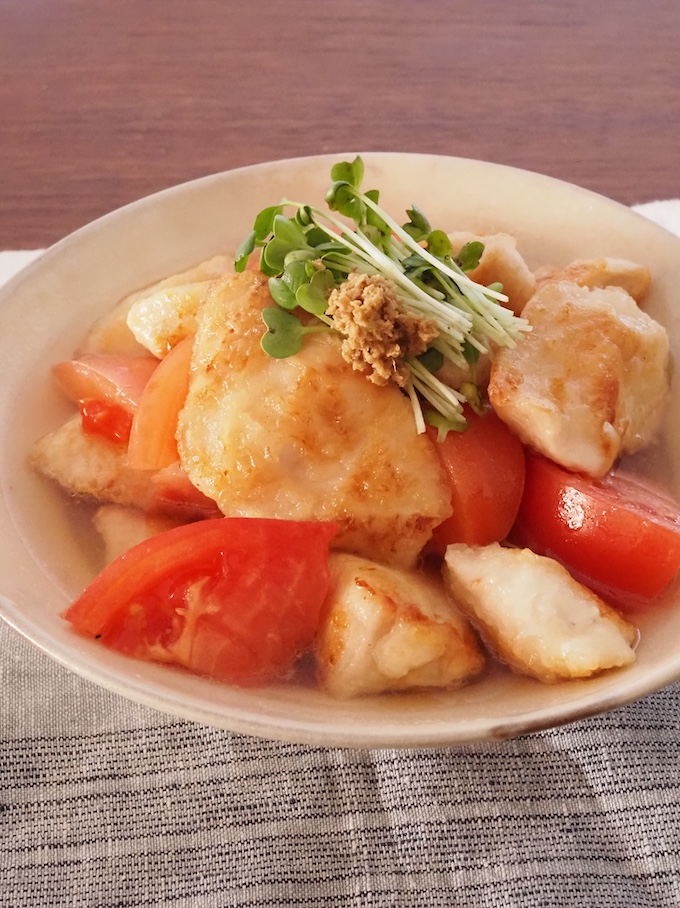 鶏むねとトマトのさっぱり漬け