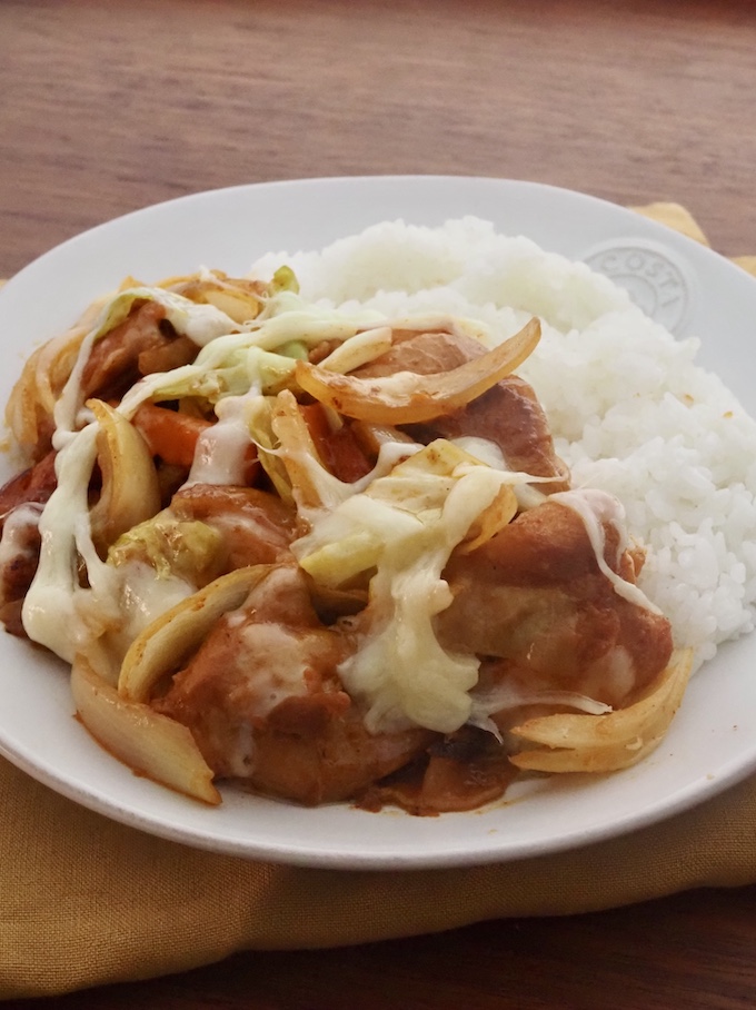 とろけるチーズタッカルビプレート