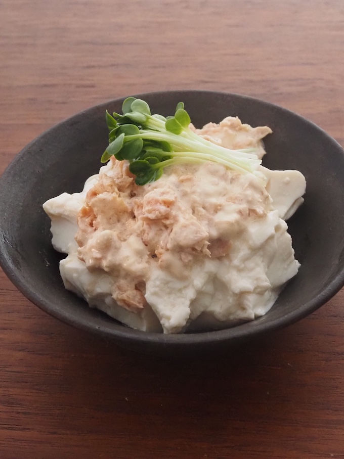ツナマヨわさび冷やっこ