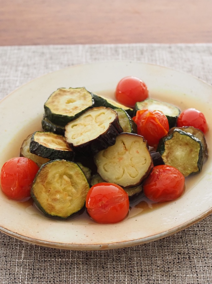 カラフル夏野菜の焼き浸し