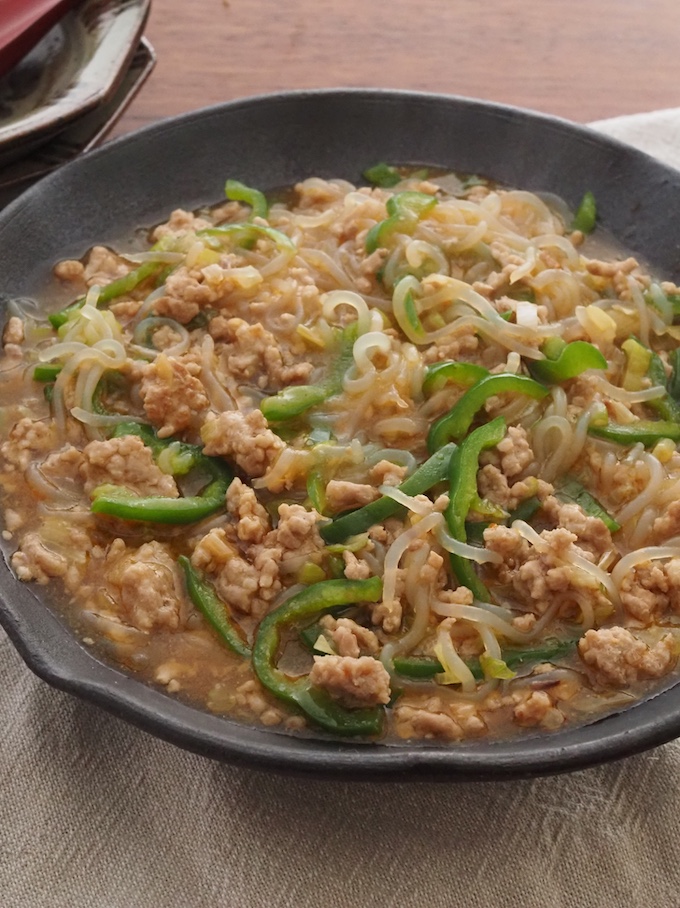 ピリ辛麻婆しらたき