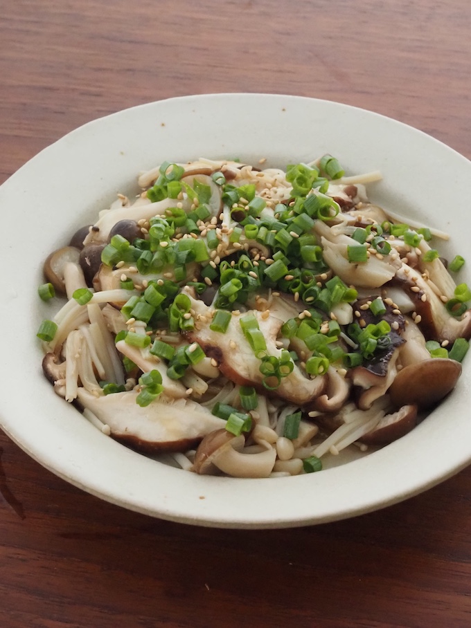 きのこのレンジ中華蒸し