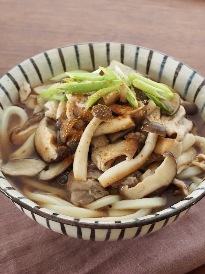 きのこ南蛮うどん