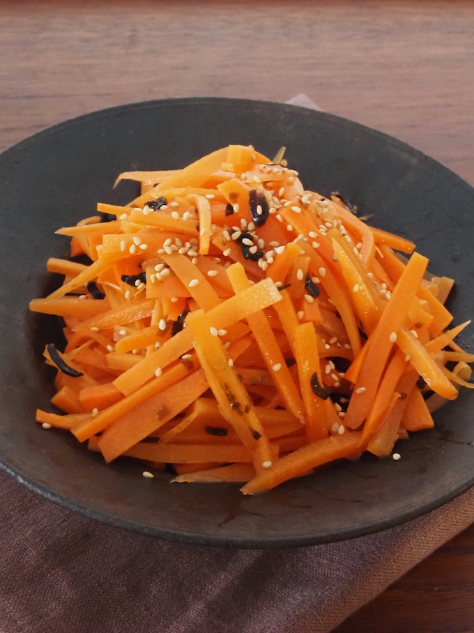 にんじんと塩昆布のナムル